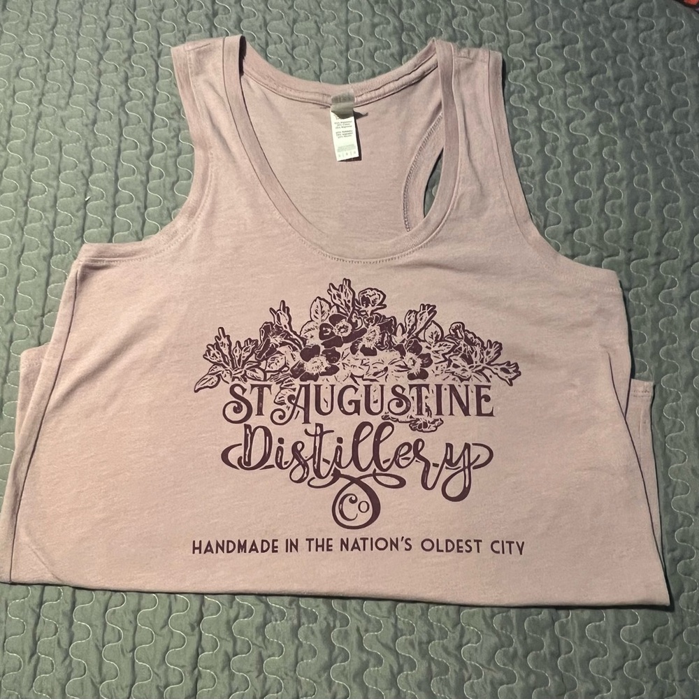 Women's Pale Pink Graphic Tank